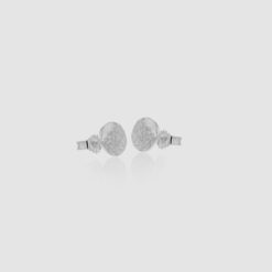 Lunar Surface earrings silver from Hasla Jewelry