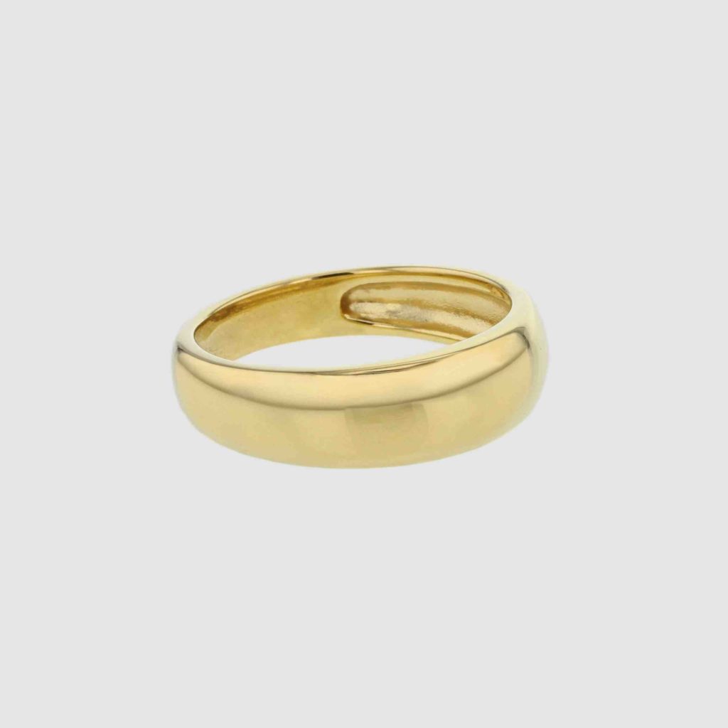 Classical Perspective ring gold from Elements. Hasla Jewelry.