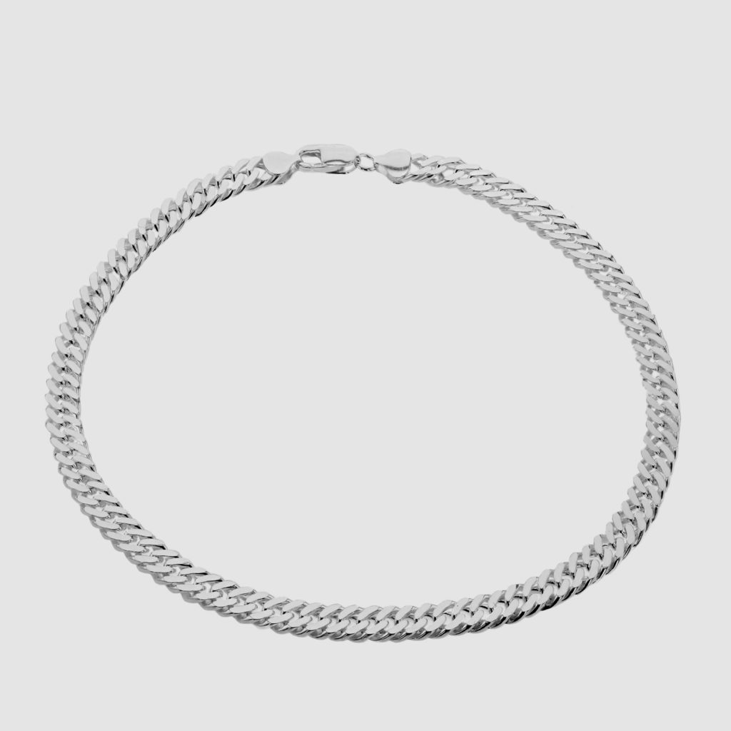 Doube Link chain in silver from Hasla Jewlery. Norwegian jewelry design