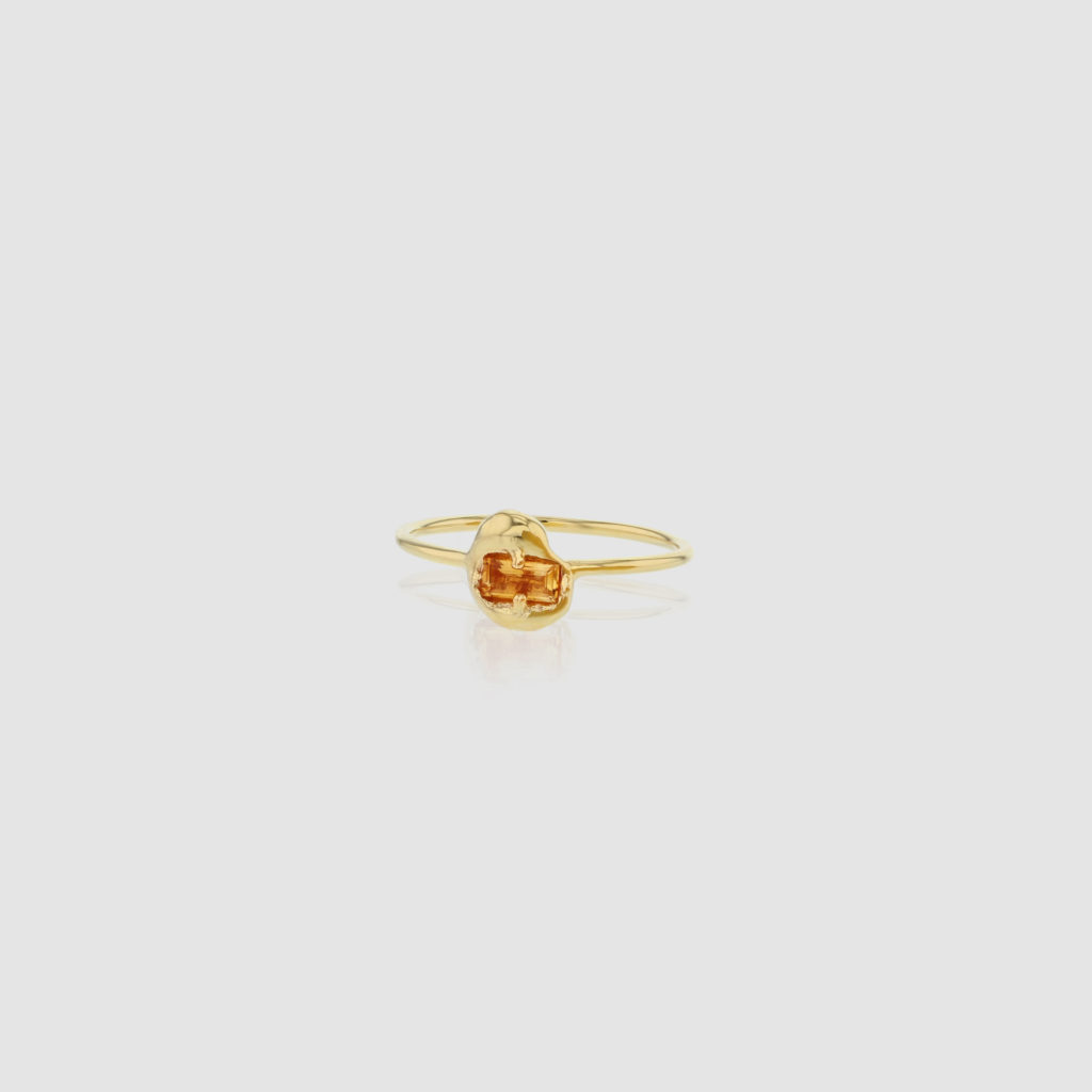 Essence ring orange from Fusion. Hasla Norwegian jewelry design.