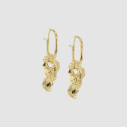 Fool's Gold earrings from the Rocks collection. Hasla, Norwegian Jewelry design.