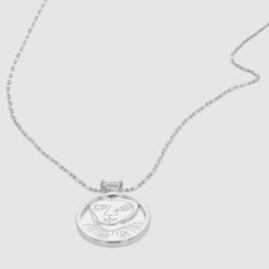Equal necklace silver from the Faces collection from Hasla. Norwegian Jewelry design.