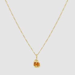 Vital necklace orange from Fusion. Hasla Norwegian jewelry design.