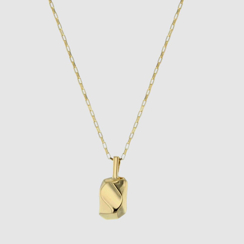 Elements, Cézanne necklace gold from Hasla Jewelry. Norwegian jewelry design.