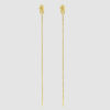 Earring backs gold from the Faces collection. Hasla Norwegian jewelry design.