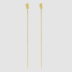 Earring backs gold from the Faces collection. Hasla Norwegian jewelry design.