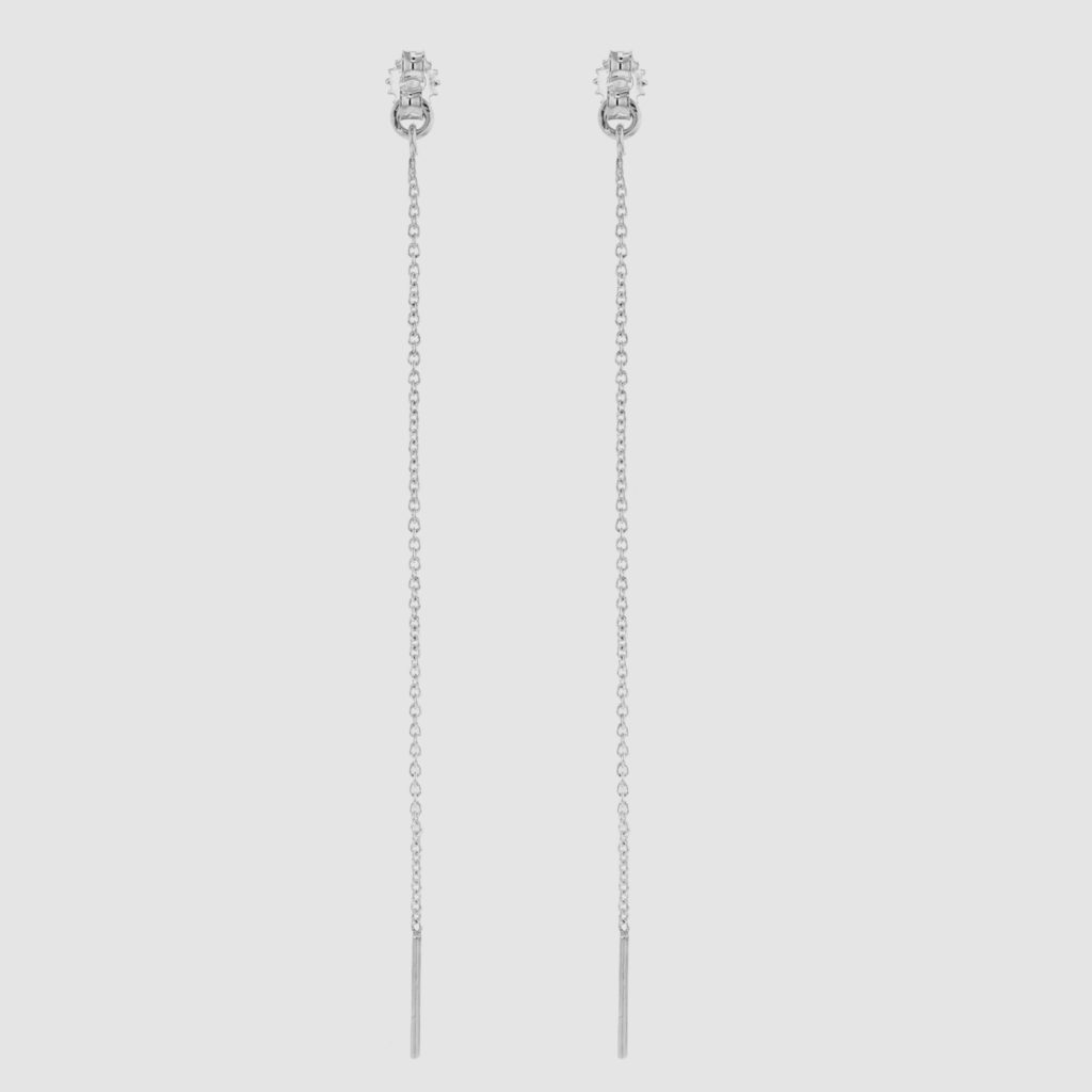 Earring backs silver from the Faces collection. Hasla Norwegian jewelry design.