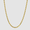 Rope chain gold from the Rocks collection. Hasla, Norwegian jewelry design