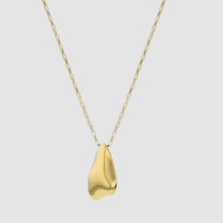 Beach Treasure necklace gold from Pebble. Hasla, Norwegian Jewelry