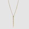 Surface gold plated necklace in recycled silver from Hasla Jewelry.