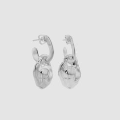 Maxi silver earrings